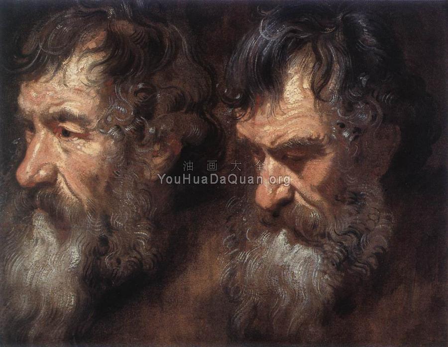 Studies of a Man's Head - 安东尼·凡·戴克